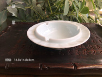 Jingdezhen imitation Song Yun Hutian Kiln shadow blue glaze blue white porcelain Chinese retro bayonet large ashtray box