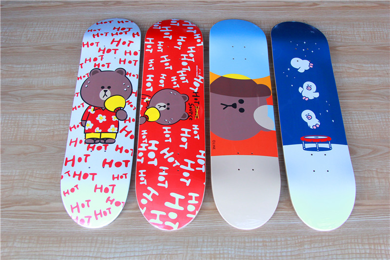 HN and LINE cooperation skateboard board to send sandpaper