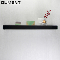 All copper shower room glass rack bathroom bathroom mirror front hanger wall hanging black bathroom rack