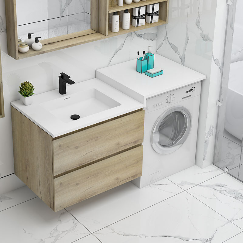 Special Cloud Thinking Drum Washing Machine Cabinet Washbasin Integrated high and low profiled bath cabinet table top washing machine cabinet Customized