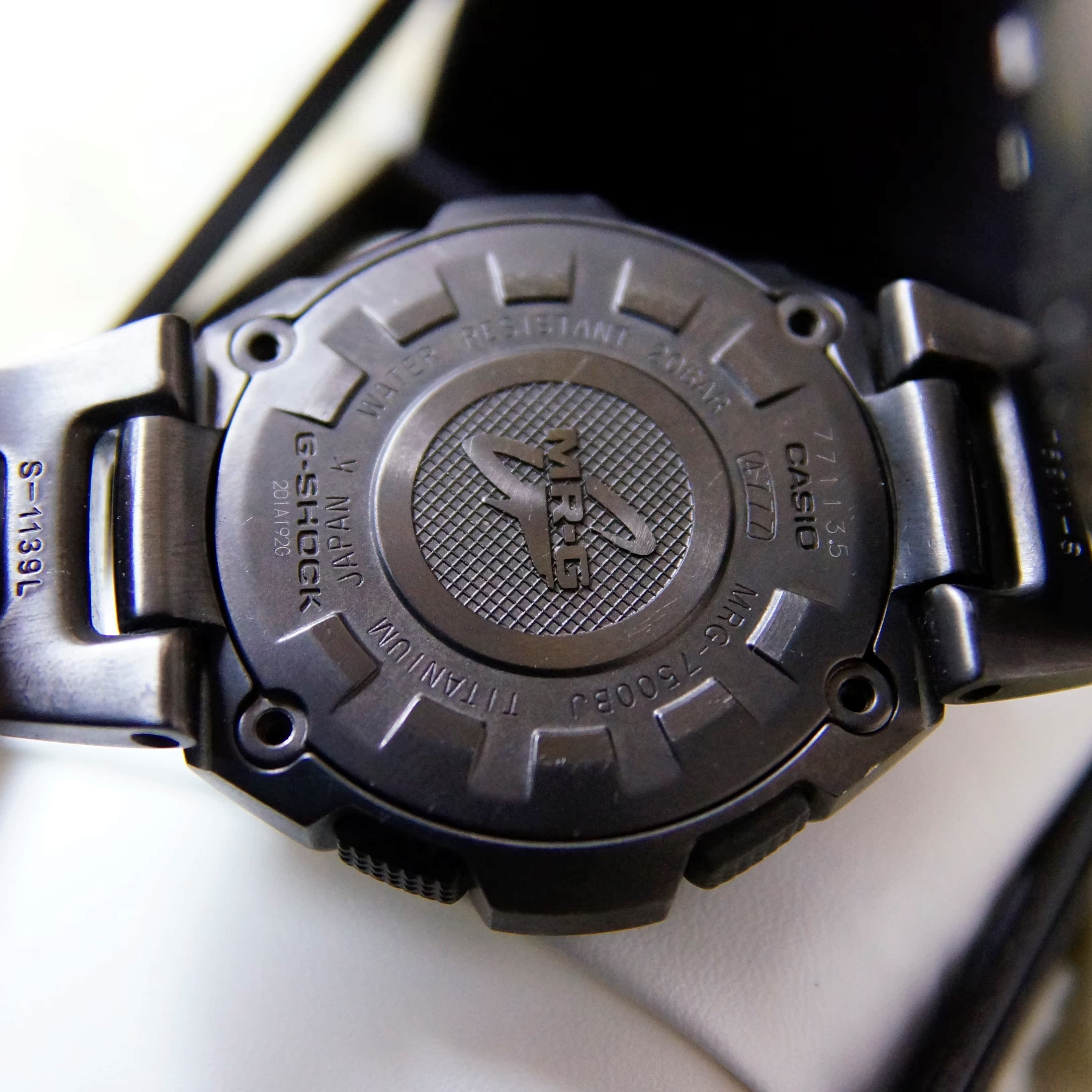Casio Gshox Mrg 7500bj 1ajf 鈦合金配件