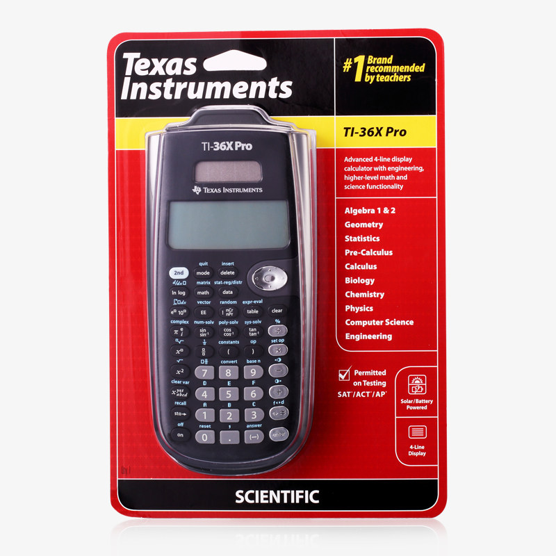 US state of Texas Instruments TI-36X PRO Student Scientific Function Calculator Four lines to show the gaokao recommendation