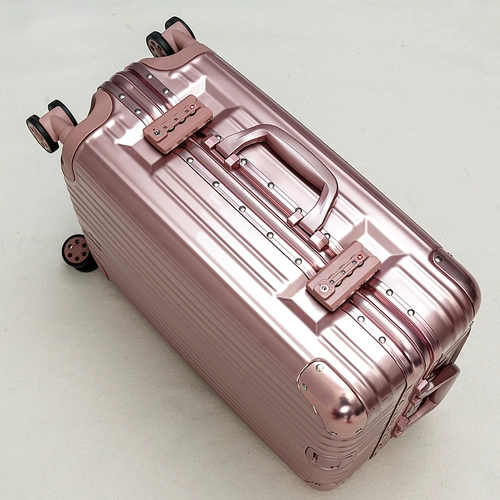 Универсальный чемодан подходит для мужчин и женщин, розовое золото, 28 дюймов