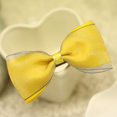 Best-selling high-quality Japanese-style handcrafted bow, yellow hair clips, hair flower accessories, clips, hair bands and hair accessories