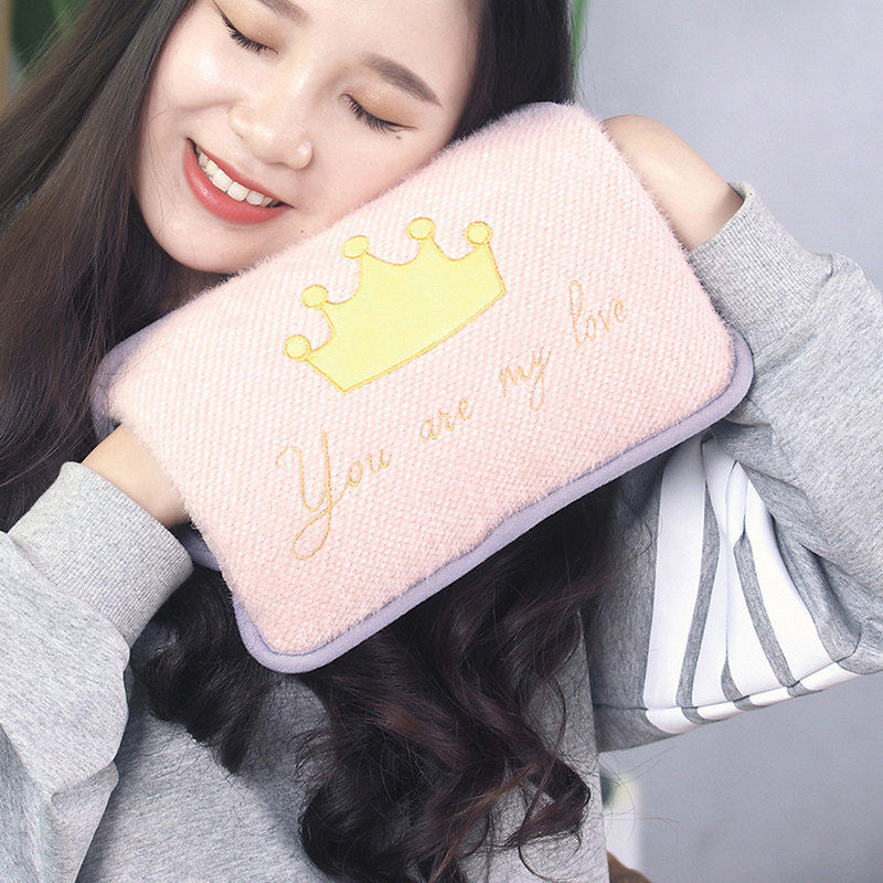 Great Wall electric warm hand treasure Electric warm hand treasure Rechargeable warm treasure Plush cartoon cute explosion-proof baby female warm hand treasure bag