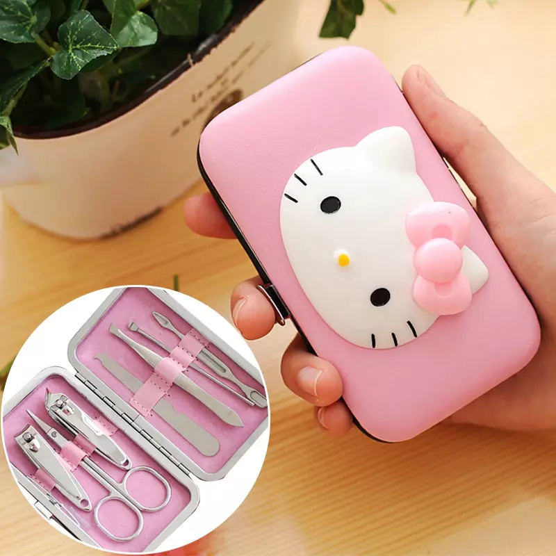 Hello Kitty Nail Clippers Cute Cartoon Nail Scissors Stainless Steel Manicure Set Tool Portable Nail Clipper Hello Kitty Nail Clippers Cute Cartoon Nail Scissors Stainless Steel Manicure Set Tool Portable Nail Clipper