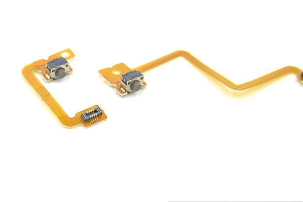 Cũ ba bộ phận sửa chữa ban đầu 3DS L R cáp nút trái và phải Cáp chuyển đổi 3DS LR - DS / 3DS kết hợp miếng dán bảo vệ cho tay cầm chơi game ps5