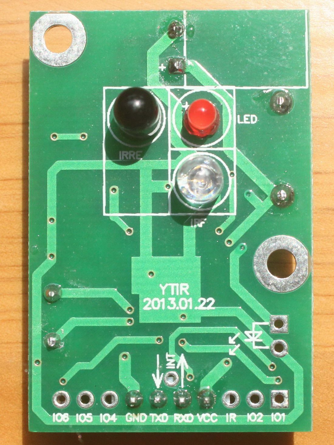 Standard (autonomous) infrared remote control learning module (TTL interface)