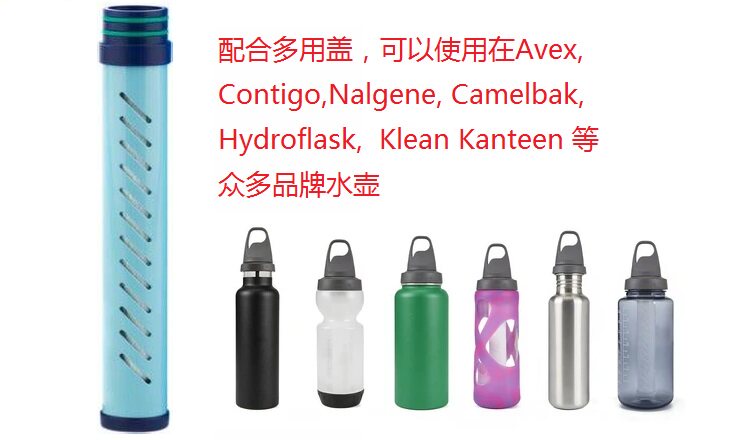 Lifesaw Life Kettle Cover 2 Generations 1 Generation Straw Straight Drinking Water Purifier Filter