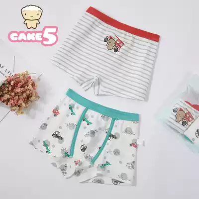 Taiwan cake5 baby underwear men and women children briefs children four-corner underwear children pure cotton underwear 1-6 years old