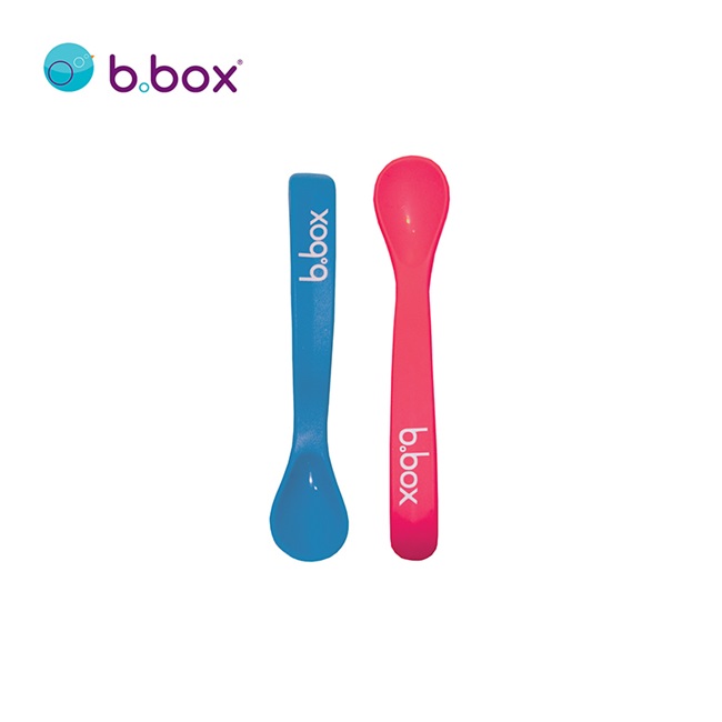 Australian bbox baby baby silicone gel soft tablespoon B Box ultra soft head spoon bites two clothes