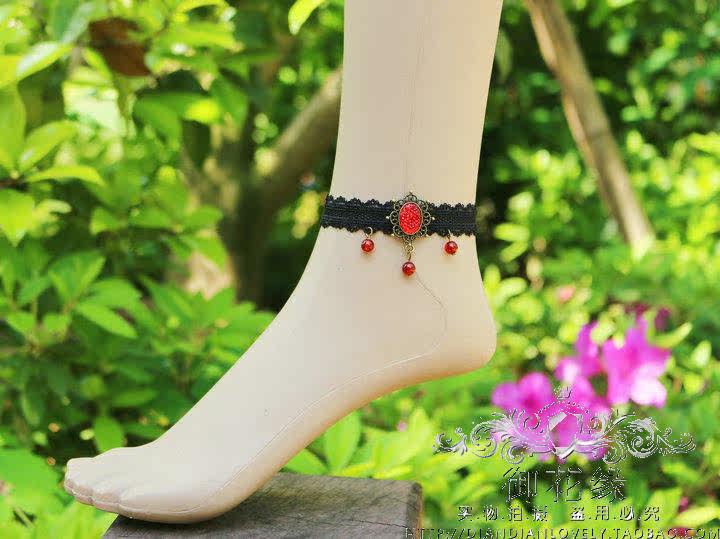 Bracelet de cheville Femme OTHER   en Dentelle - Ref 3103248 Image 7