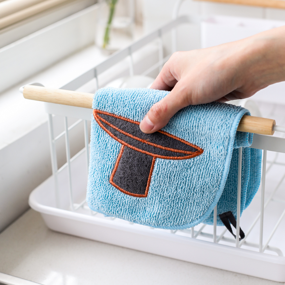 Kawashima House Kitchen Dishcloth not stained with oil Bamboo fiber Dishcloth Housework Clean Water Not Able to Not Lose Hair towel Hanging