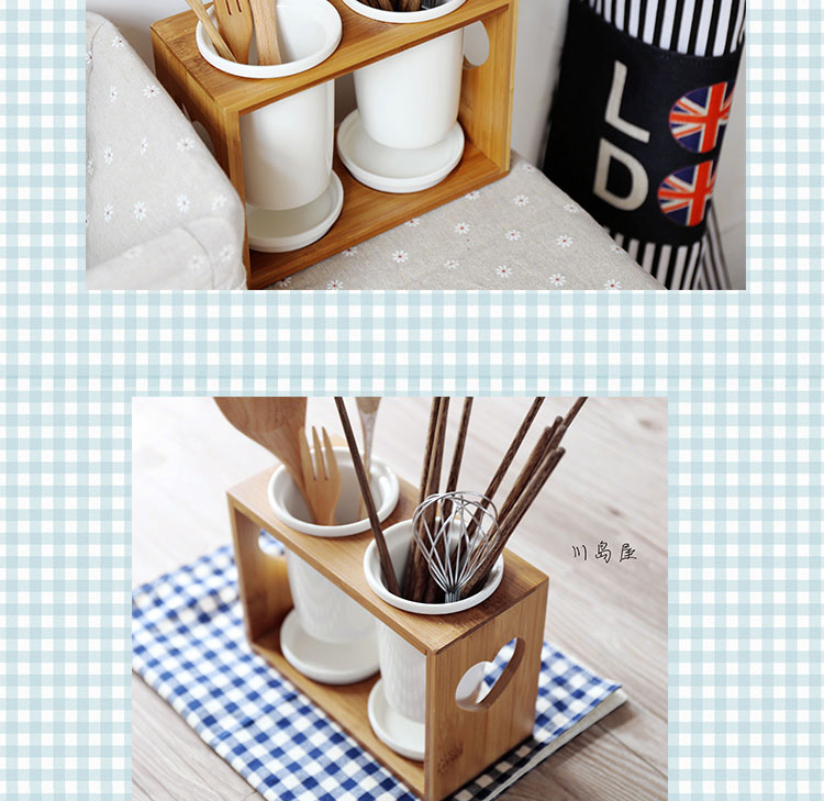 Sichuan in Japanese ceramic cage shelf chopsticks chopsticks basket household kitchen spoon put chopsticks tableware receive a case