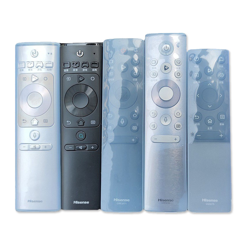 Hisense remote control protective sleeve silicone CN3V75 HD transparent set CRF3C71 anti-fall 3A17 3A69 full package