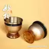 Miaoxiang Buddha cup for Buddha Cup for the God of wealth Net cup Fairy water cup Glass cup Tea cup Pure copper glass water supply cup