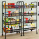 Hot sale simple household floor-standing storage shelf bathroom balcony living room kitchen vegetable cart storage rack