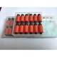 Imported mold switch high temperature resistant nylon hook lock resin plastic plug screw wear-resistant exhaust slot accessories