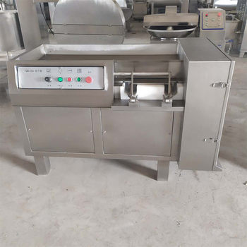 Fully automatic meat dicing, micro-frozen meat dicing, fresh meat cutting machine, food factory meat dicing machine