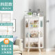 Corner storage rack floor-to-ceiling wall corner cabinet household white triangle cabinet living room corner storage rack