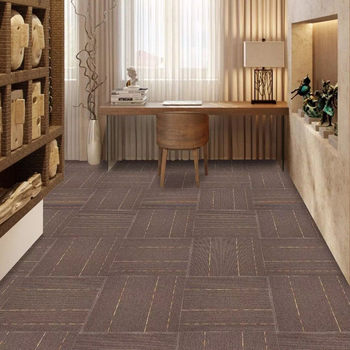 Office carpet blocks spliced full of commercial office buildings modern conference room square pvc engineering carpet