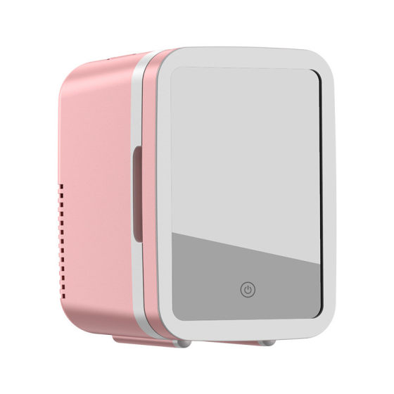 车载冰箱车家两用恒温多功能带美妆镜12V迷你小冰箱冷热双能冰箱