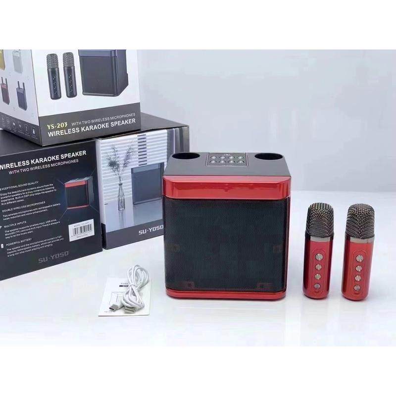 Ys203 Home Karaoke Bluetooth Speaker Set Singing Karaoke Bluetooth Audio All-In-One Wireless Microphone