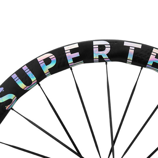 Superteam New Road Bike Wheelset Cycling Aerodynamic Wave Rim Carbon Spokes Shark Fin Pro+