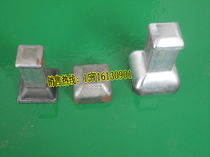 Stacking foot bowl Shelf column mat Turnover box Foot dish material box Foot bowl Square tube top cover Logistics rack foot bowl