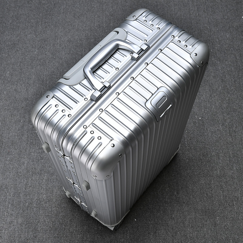 All-aluminum magnesium alloy suitcase universal wheel metal business Lalever box ins net red female male 24 inch suitcase hard