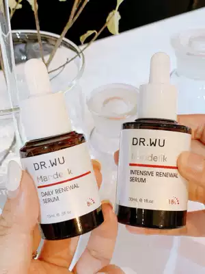 Taiwan DR WU Dahl skin almond acid 8% essence drwu to closed acne shi yong bao tightens pores 180ml