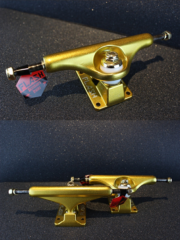 Cầu sét Khung skate Khung nhập cảnh Flash chuyên nghiệp đôi rocker chuyên nghiệp - Trượt băng / Trượt / Thể thao mạo hiểm xe patin