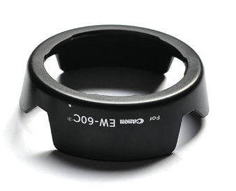适用佳能 EW-60C 卡口遮光罩 18-55 28-80镜头专用600D 450D 500D