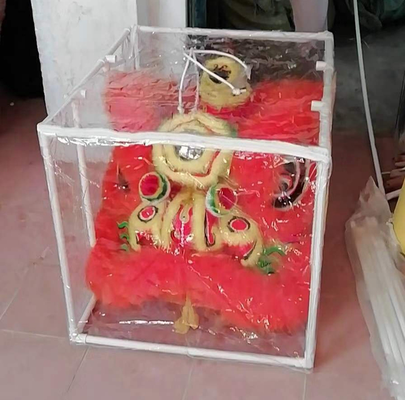Wave Musical Instrument Southern Lion Dance Lion Head Bag Lion Head Packaging Bag Foshan Southern Lion Packaging Bag Lion Dance Plastic Bag