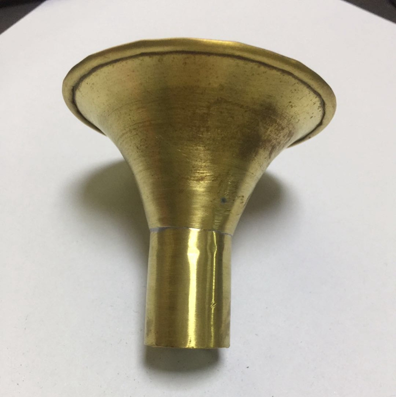 Sóng nhạc cụ dụng cụ ống phụ kiện Quảng Đông Yuequ sản phẩm tre ống dài ống họng họng loa đồng nguyên chất - Nhạc cụ dân tộc giá đàn nguyệt