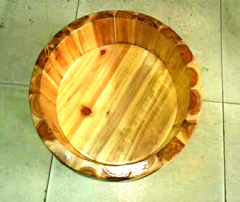 South Lion Foshan Lion Dance Lion's Pelvic Lion Basin Solid Wood Basin