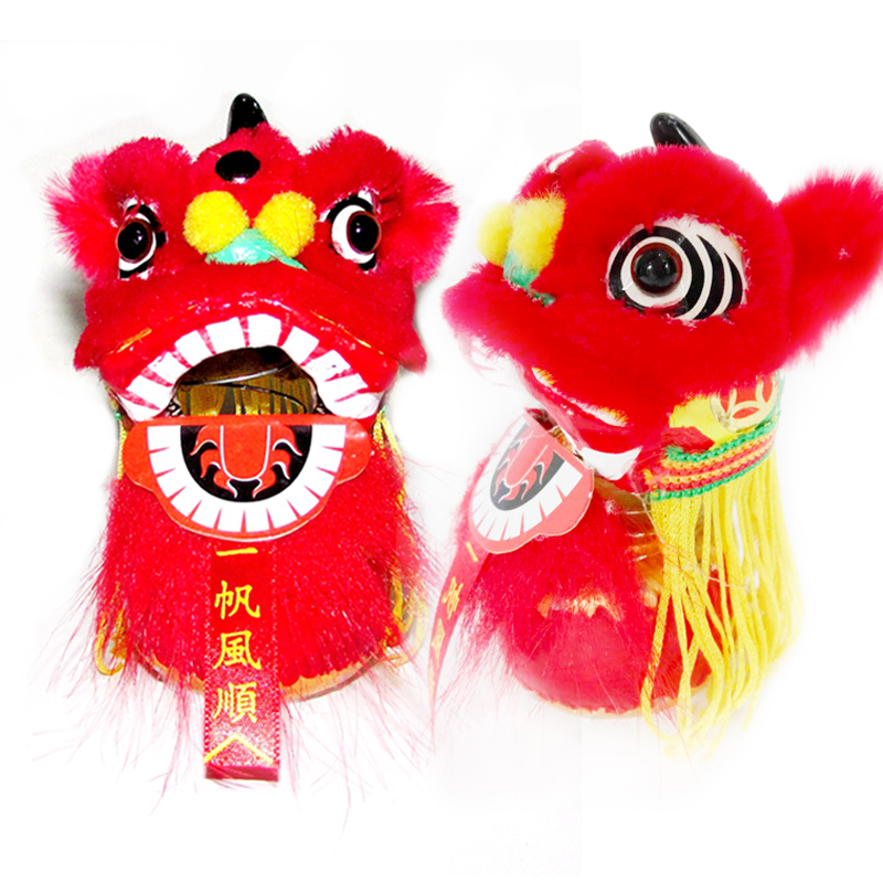 Sea wave musical instrument lion dance decoration hall drum seat lion encourages lion decoration hand-dance lion dance dragon props popularity