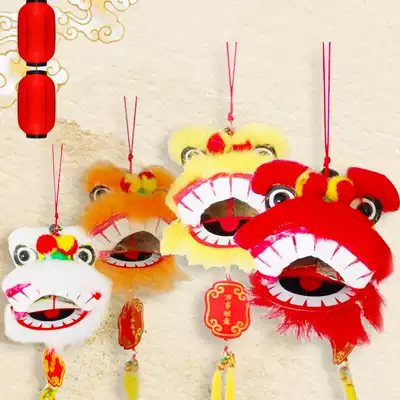 Wave musical instruments Foshan hanging lion lion dance dragon dance props handmade lion dance decoration lion dance ornaments popular new products