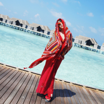 Small Yak Spring and Autumn Travel Sun Prevention Family Wind Shawl Cotton Scarf Female Air-conditioned Silk Towels