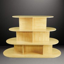 Products Tea Shop Mother and Child Books Supermarket Shelf Head Display Cabinet Flow Square Counter Stationery Wine Beverage