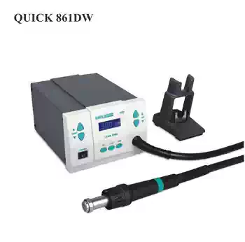 QUICK QUICK heat gun welding station 861DW Digital Display lead-free intelligent temperature control hot air disassembly station 1000W