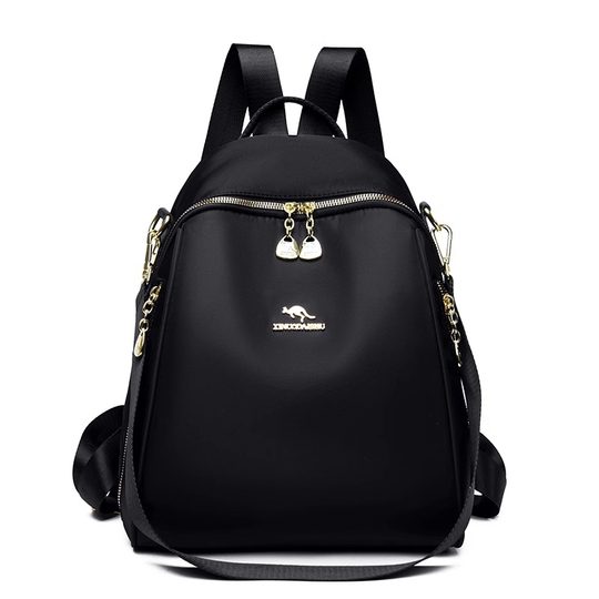 Hong Kong I.Tgreg Casual Large-Capacity High-End Women's Backpack Oxford Cloth School Bag Versatile Fashionable Canvas Bag