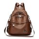 Hong Kong I.Tgreg Women's Fashion Backpack Genuine Leather Lightweight Versatile Mother Backpack Soft Leather Casual Travel Bag