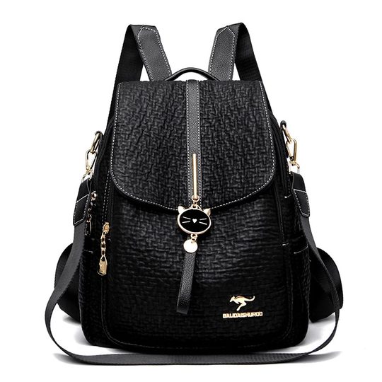 Hong Kong I.Tgreg genuine leather backpack fashion casual large capacity travel backpack women's casual versatile soft leather bag