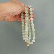 Ordinary natural jade 12mm reading beaded bracelet car hanging (54 pieces 32 yuan 108 pieces 64 yuan)