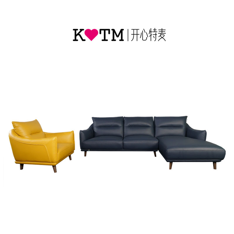 Happy Special Wheat Tech Leather Sofa Small Family Type Corner Leather Sofa your Princess sofa Special Price Robin ZC