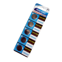 5 pieces of CR2032 button battery round button electronic scale called millet TV 3V Original key car remote control