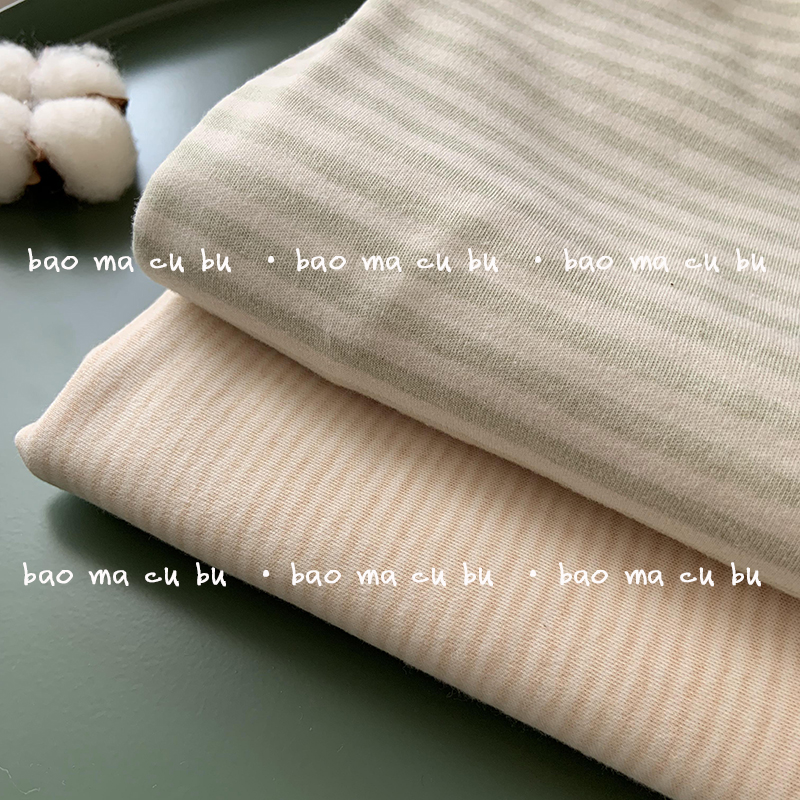 Crib Single Boys Kindergarten baby with pure cotton color cotton knit cotton soft and skin-friendly