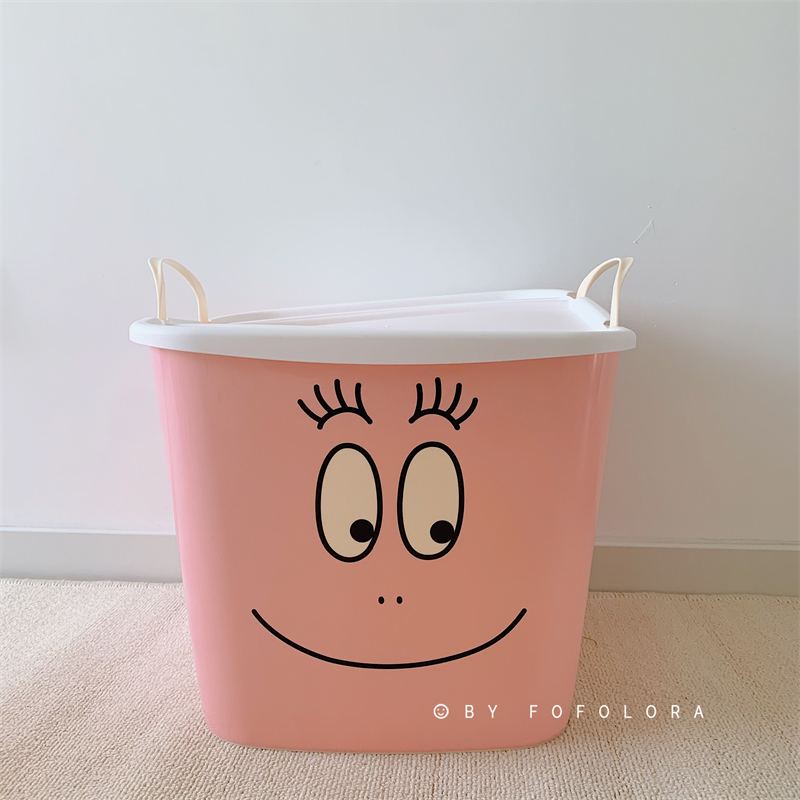 South Korea Ins Dirty Laundry Containing Basket Children Toy Containing Bucket Miscellaneous Finishing Box Baba Dad Contained Basket