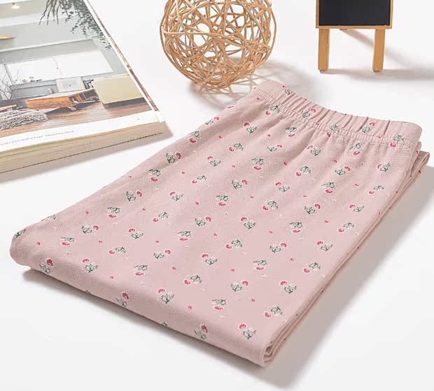 Quần nữ mùa thu 2018 mới mặc một chiếc quần cotton cotton mỏng có phần thun co giãn Quần XL ấm áp quần tất nữ